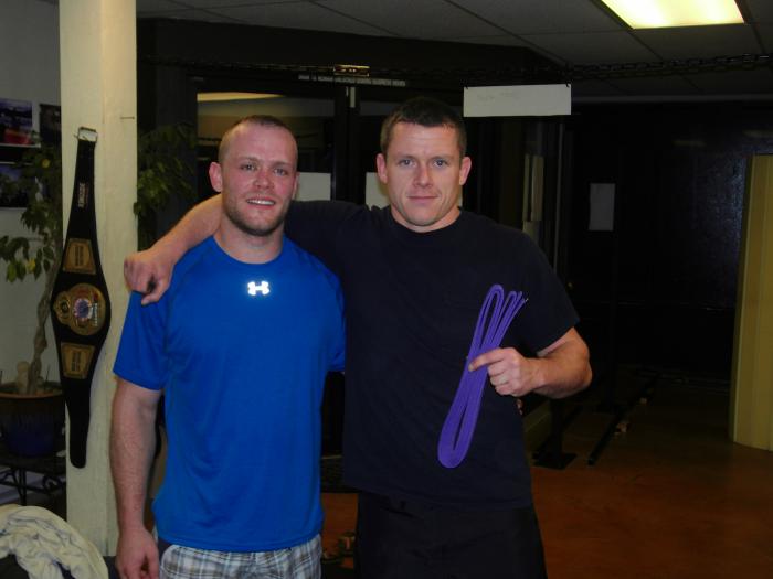 Purple belt · March 29, 2010 · Promoted by Gerald Strebendt
