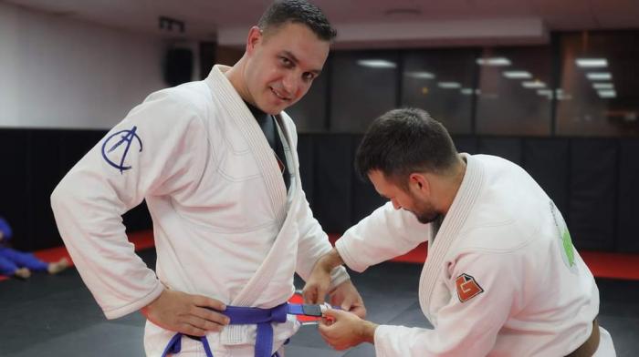 Blue belt · November 11, 2018 · Promoted by Reinhardt Gallowitz