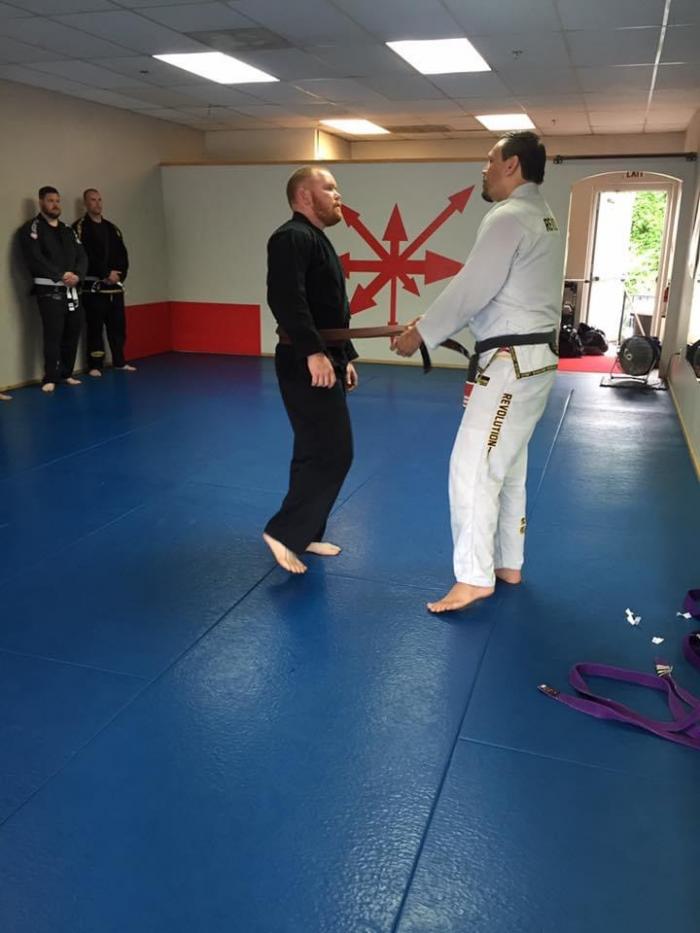 Brown belt · June 24, 2017 · Promoted by John Sanders