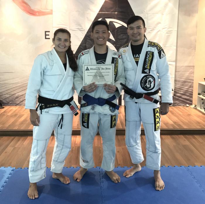 Blue belt · December 12, 2016 · Promoted by Deddy Wigraha