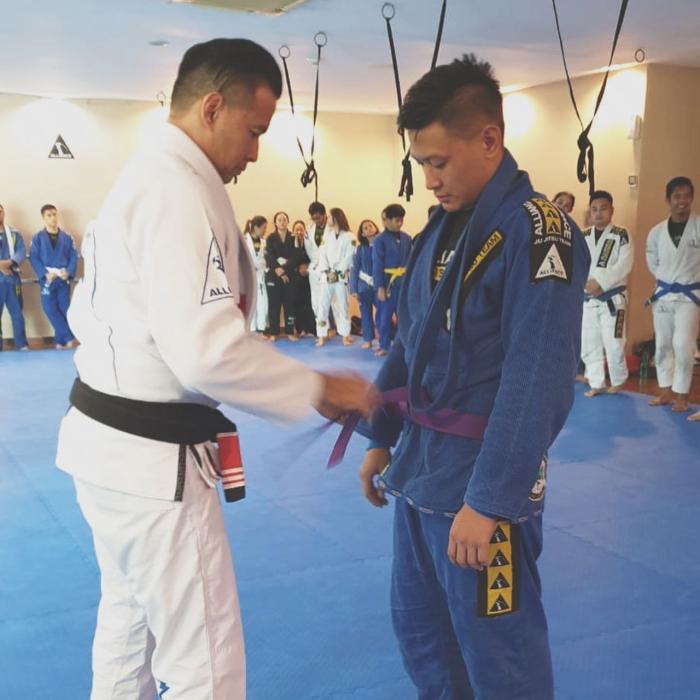 Purple belt · December 14, 2019 · Promoted by Deddy Wigraha