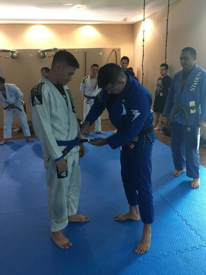 Blue belt · December 12, 2016 · Promoted by Deddy Wigraha