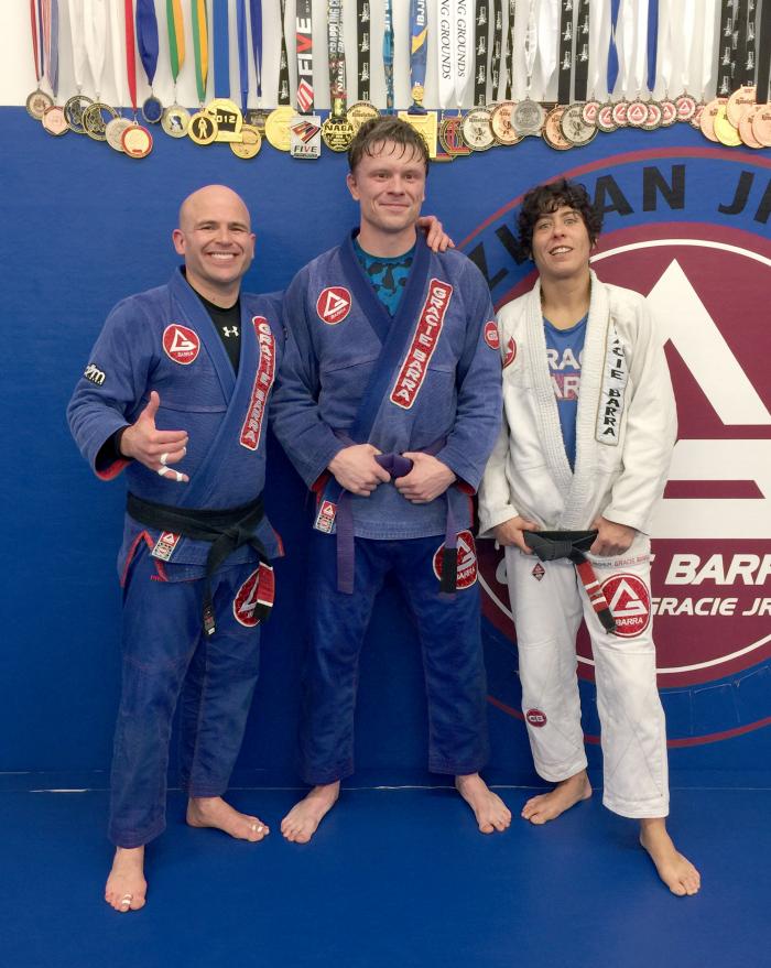 Purple belt · April 10, 2017 · Promoted by Cindy