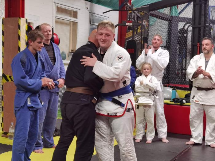 Blue belt · June 9, 2021 · Promoted by Gareth White