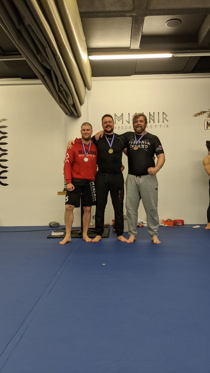 Gold at Mjölnir Open 15 +99kg division