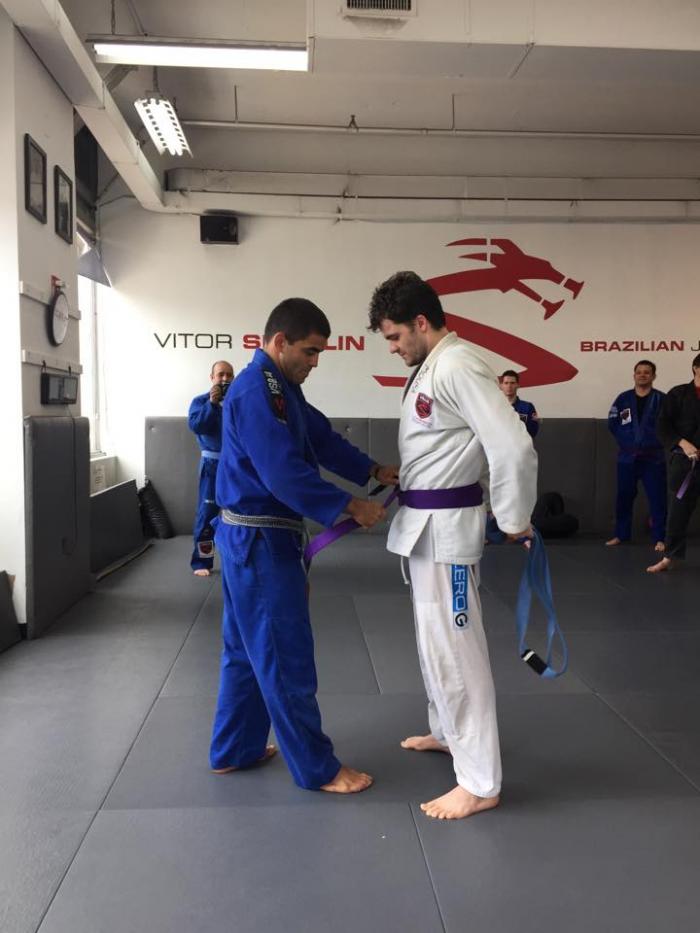 Purple belt · June 6, 2015 · Promoted by Vitor 'Shaolin' Ribeiro