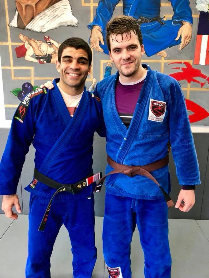 Brown belt · January 25, 2018 · Promoted by Vitor 'Shaolin' Ribeiro