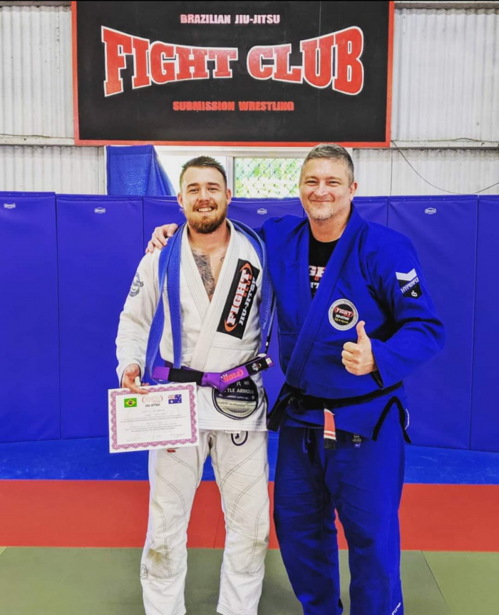 Purple belt · August 16, 2020 · Promoted by Daniel Lima