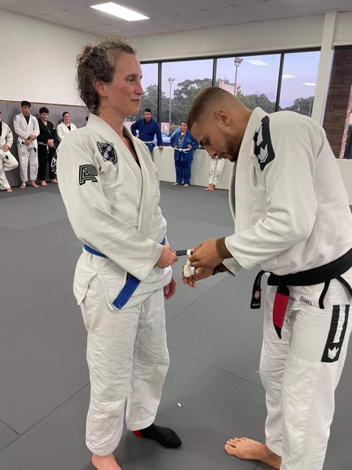 Blue belt · December 8, 2019 · Promoted by Alex Lane
