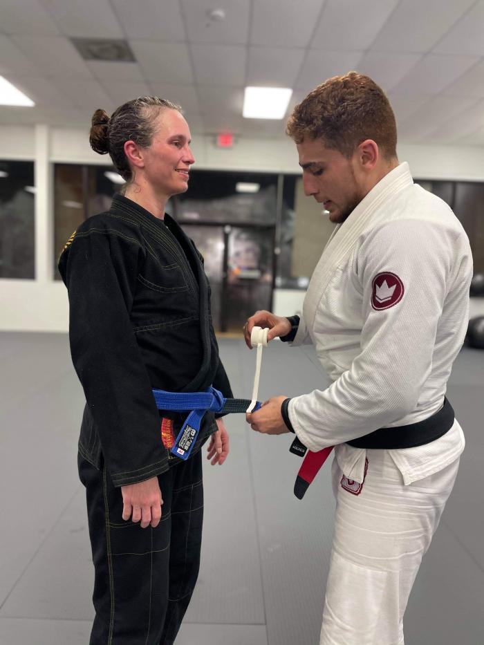 Blue belt · December 8, 2019 · Promoted by Alex Lane