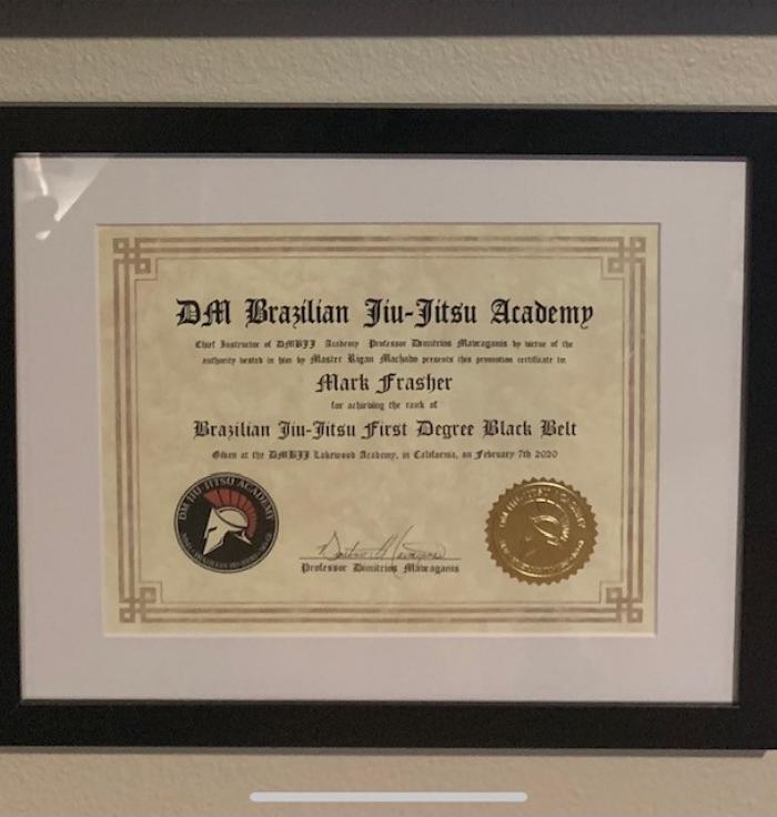 Black belt 1st degree · February 7, 2020 · Promoted by Dimitrios Mavraganis