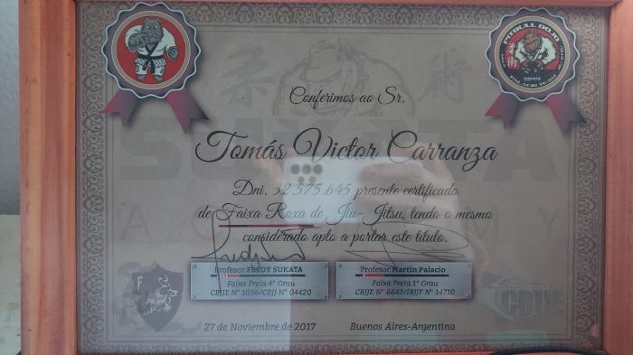 Purple belt · November 27, 2017 · Promoted by Palacio Martin