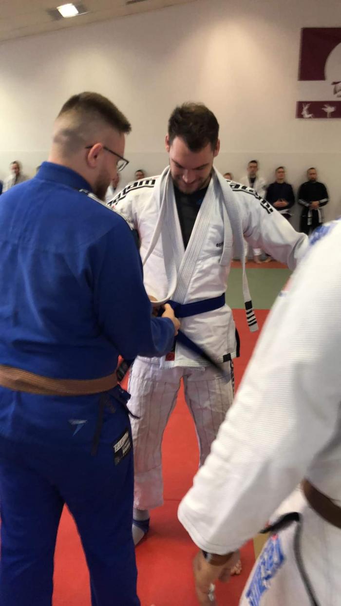 Blue belt · December 8, 2019 · Promoted by Daniel Kimmling