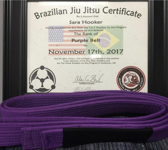 Purple belt · November 17, 2017 · Promoted by Alan Shade
