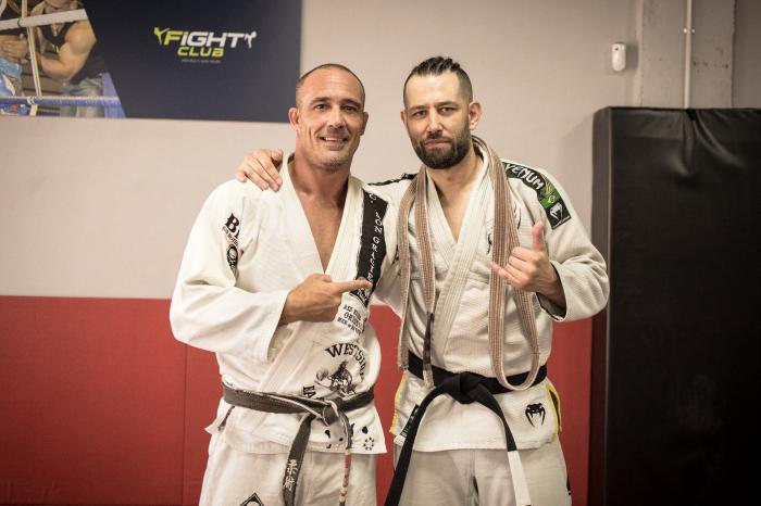 Black belt promotion.