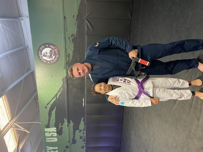 Purple belt · July 5, 2021 · Promoted by Eric Kolesar