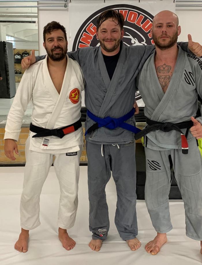 Blue belt · July 7, 2020 · Promoted by Victor Pereira