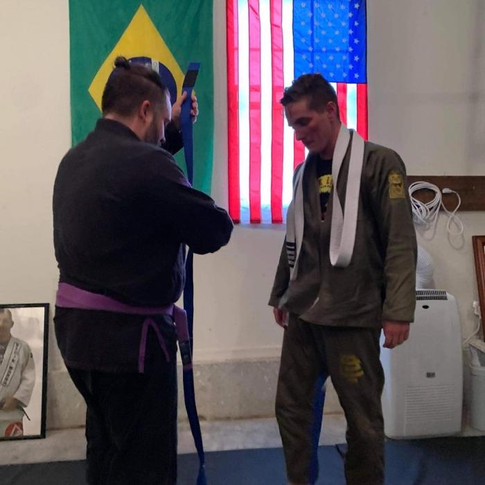 Blue belt · July 7, 2021 · Promoted by Joshua Tanner