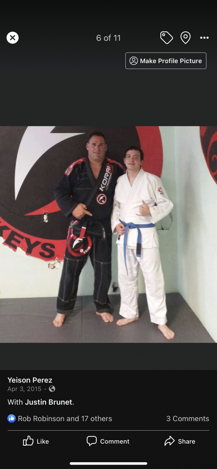 Blue belt · April 13, 2015 · Promoted by Justin Brunet