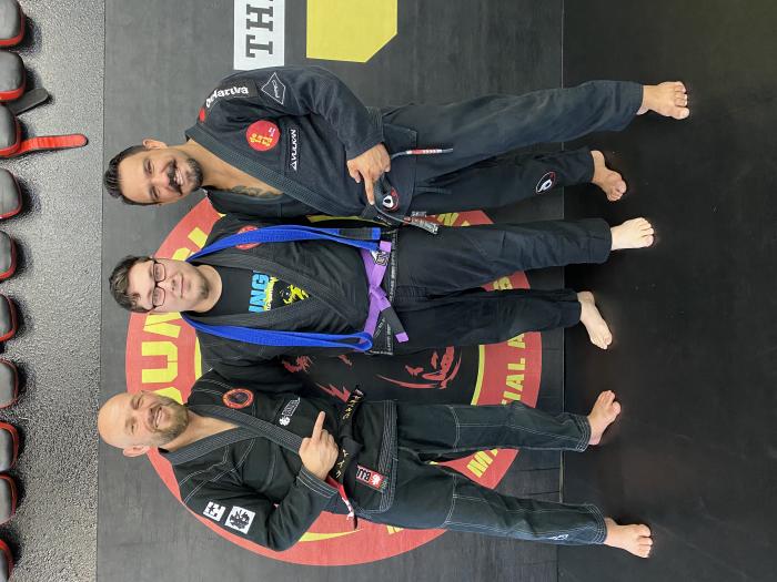 Purple belt · July 10, 2021 · Promoted by Mike Lee