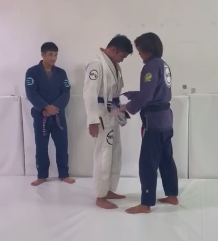 Blue belt · April 27, 2021 · Promoted by Kangjin Choi