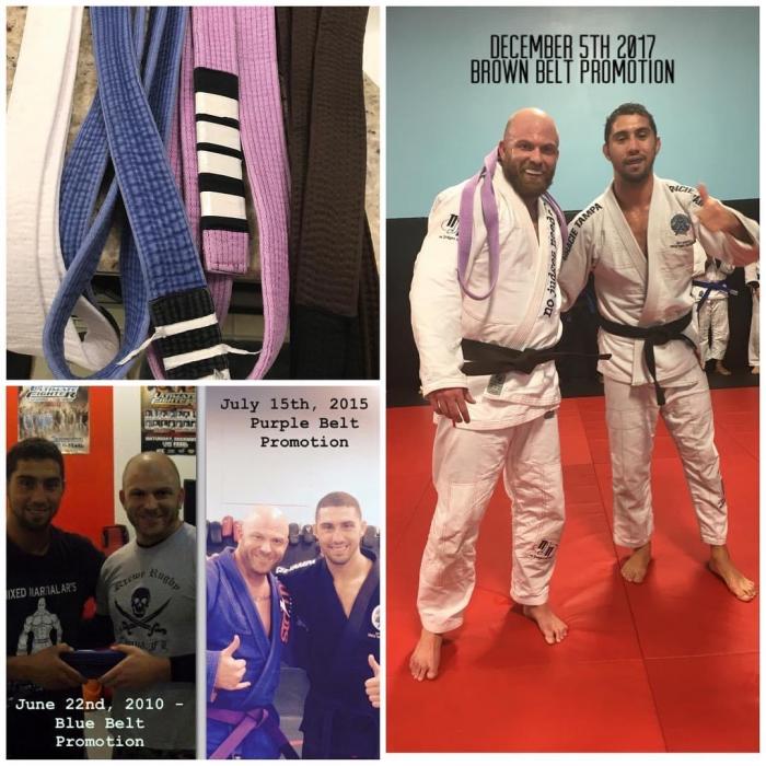 Brown belt · December 5, 2017 · Promoted by Matt Arroyo