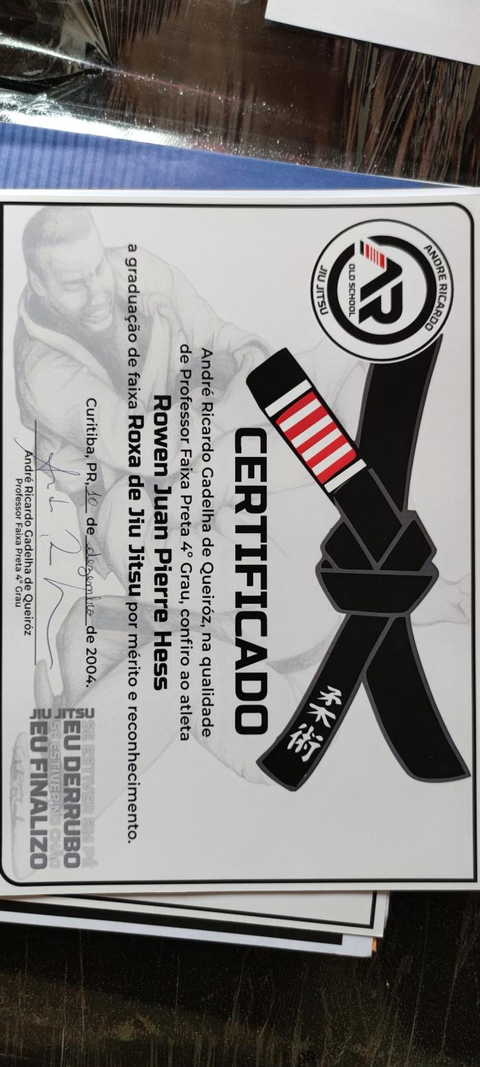 Purple belt · December 10, 2004 · Promoted by André Ricardo Gadelha de Queiroz