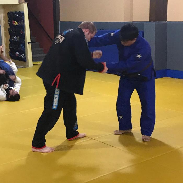 Grappling with Christian @ brown 9-27-19