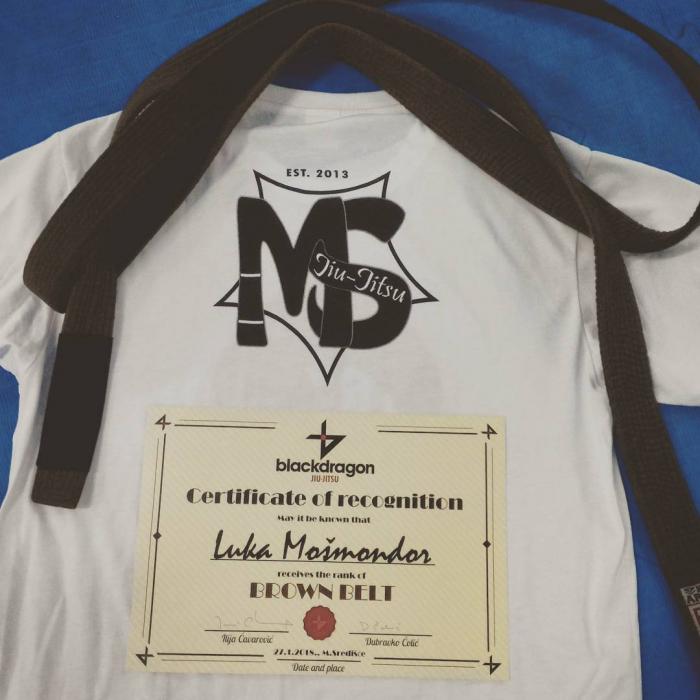 Brown belt · January 27, 2018 · Promoted by Ilija Ćavarović
