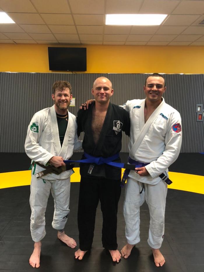 Blue belt · November 19, 2019 · Promoted by Charles Brissette