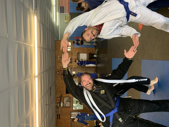 Blue belt · February 6, 2021 · Promoted by Tyler Hampton