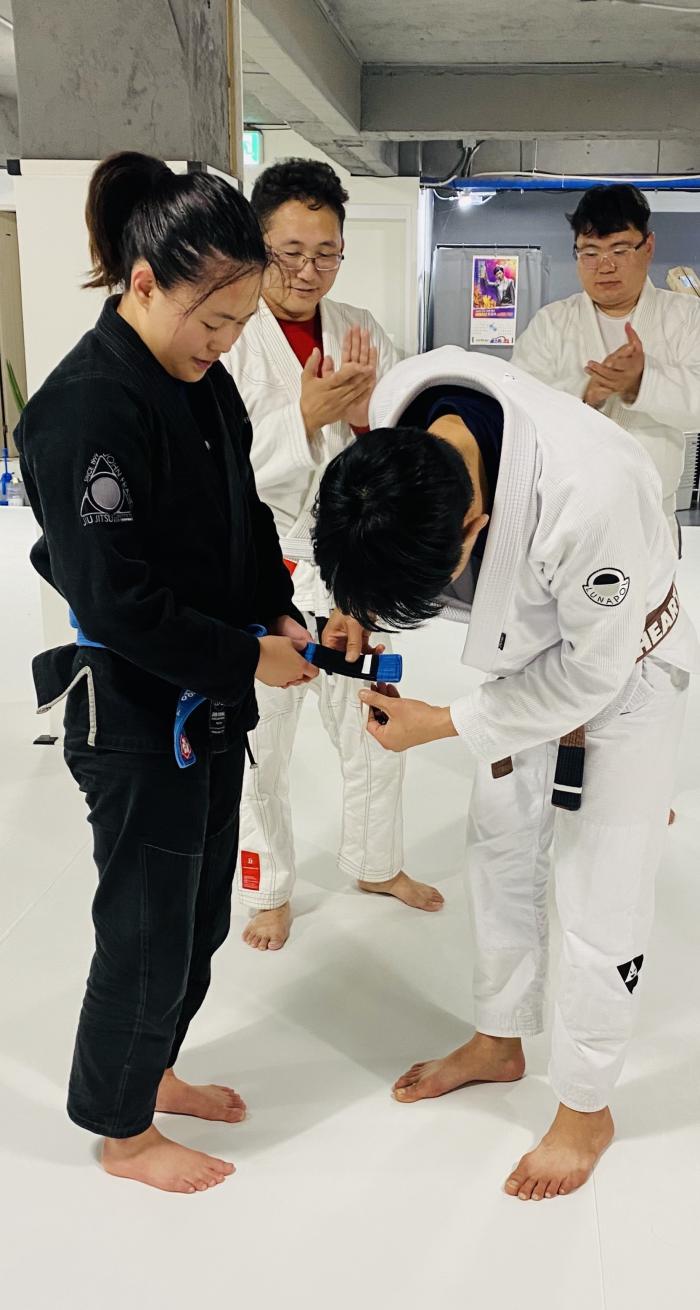 Blue belt · February 4, 2020 · Promoted by Sam Joseph
