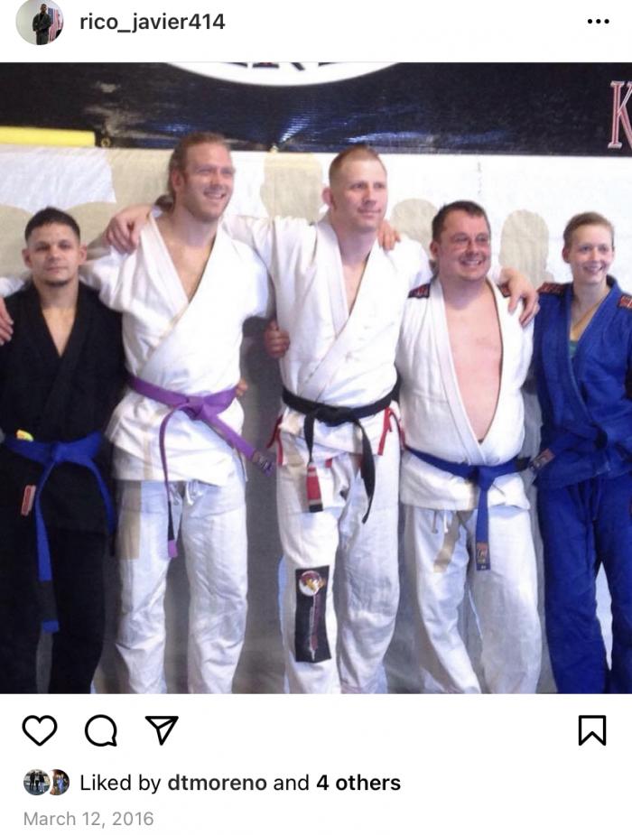 Blue belt · March 12, 2016 · Promoted by Red Schafer