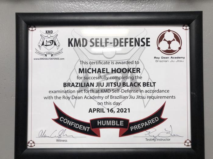 Black belt · April 16, 2021 · Promoted by Roy Dean