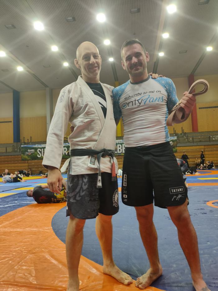 Brown belt · July 27, 2021 · Promoted by Jeffrey Knight