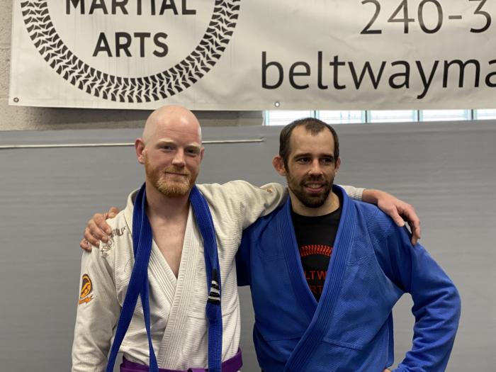Purple belt · July 31, 2021 · Promoted by Nicholas Robison