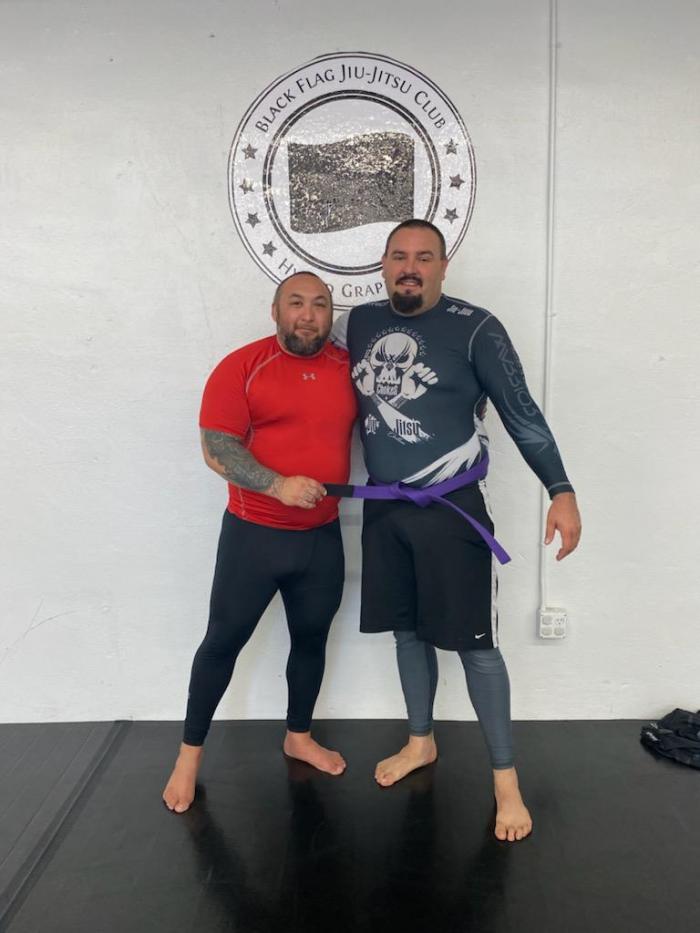 Purple belt · July 31, 2021 · Promoted by Gilbert Olivas