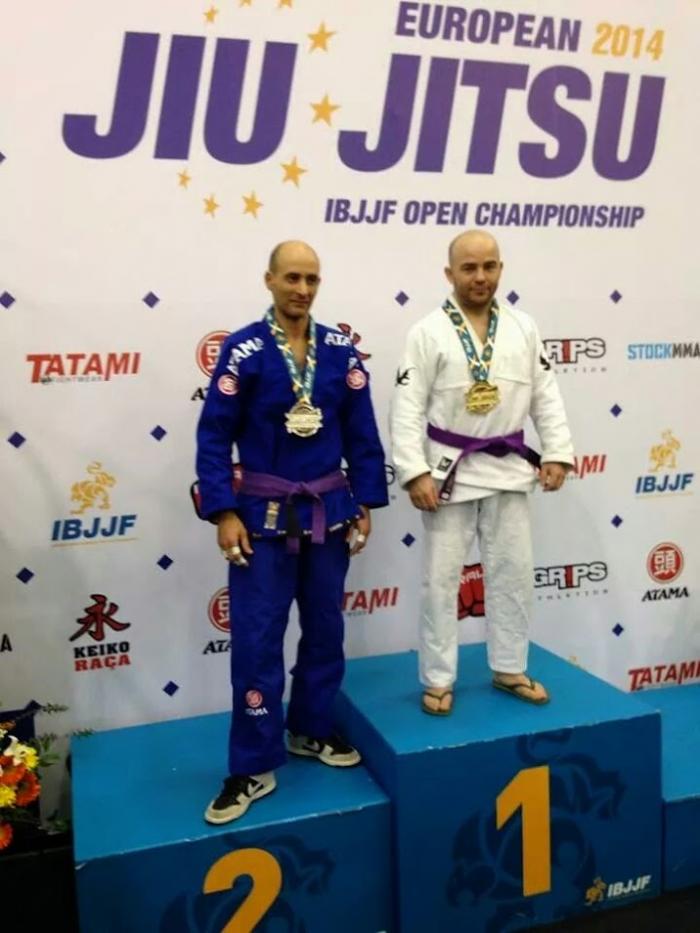 Gold in Purple under 64Kg Masters 3 European Open 2014