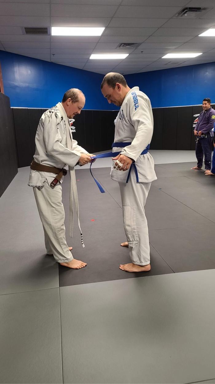 Blue belt · September 14, 2020 · Promoted by Chris garza
