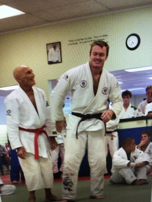 Me demoing with GM Helio Gracie at a seminar in ATL
