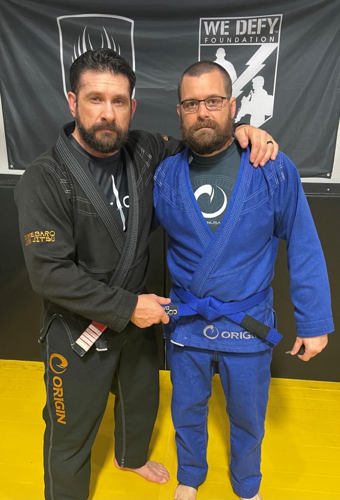 Blue belt · April 16, 2021 · Promoted by Alan Shebaro