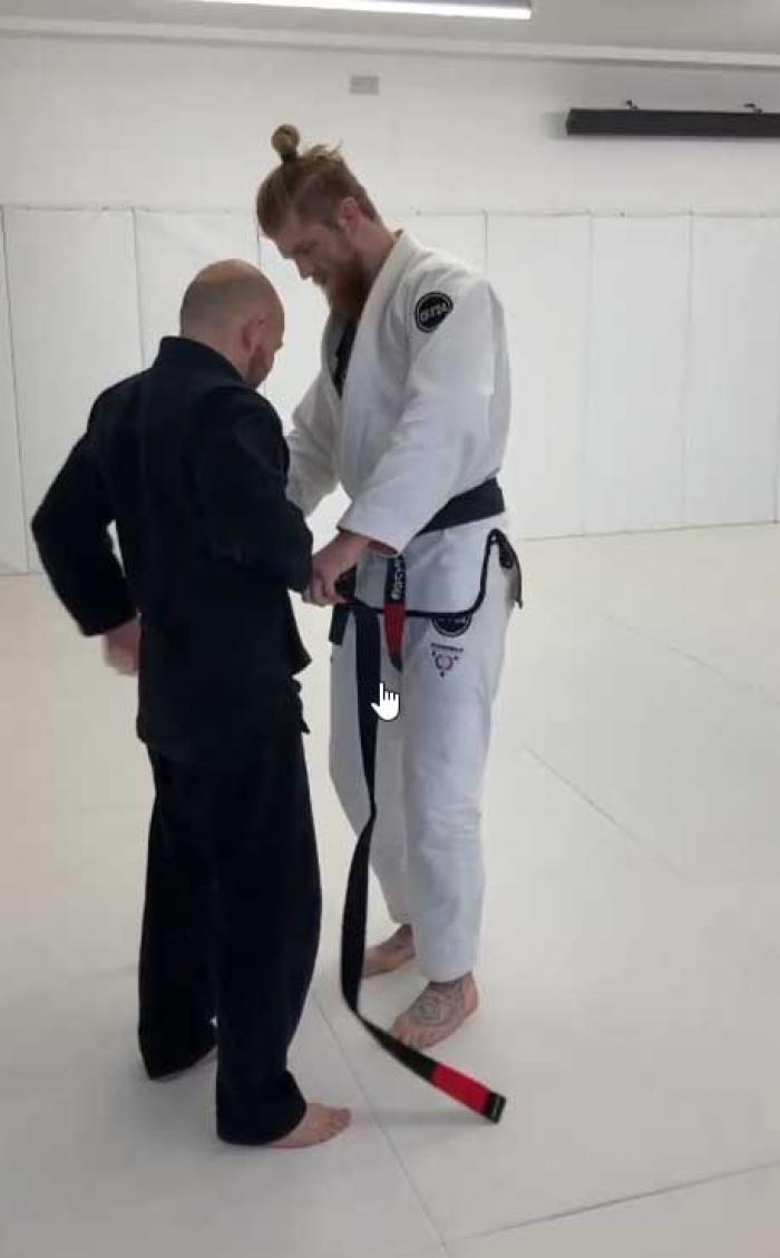 Black Belt promotion at CF24 Jiu Jitsu Cardiff July 2021.  (https://cf24jiujitsu.co.uk/)