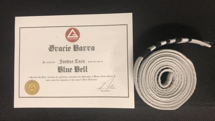 Blue belt · April 28, 2020 · Promoted by Igor Andrade