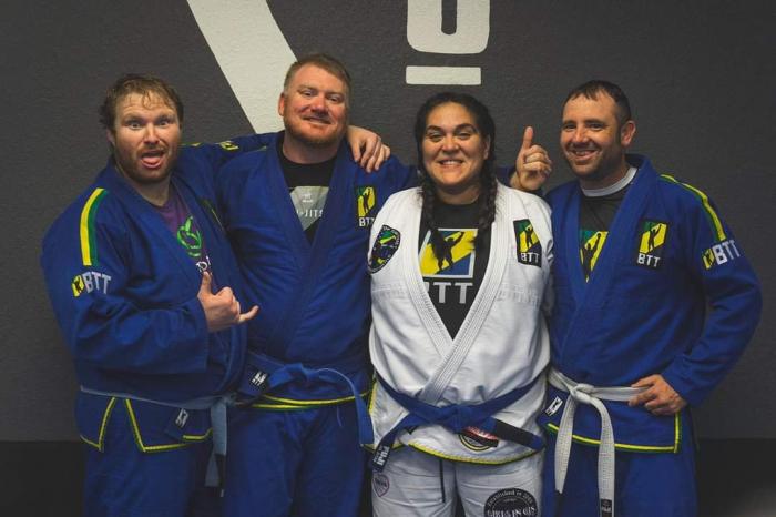 The blue belt gang