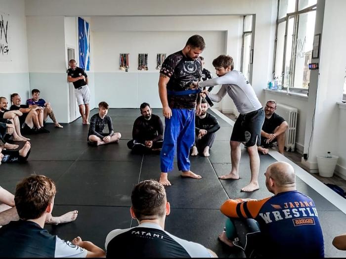 Blue belt · August 24, 2021 · Promoted by Giles Garcia