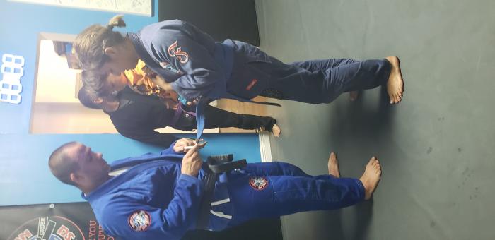 Blue belt · January 10, 2019 · Promoted by Micheal Fernandez