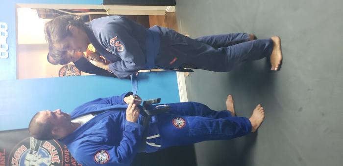 Blue belt · January 10, 2019 · Promoted by Micheal Fernandez