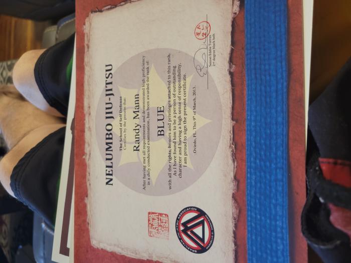 Blue belt · March 9, 2013 · Promoted by Eduardo  Torres