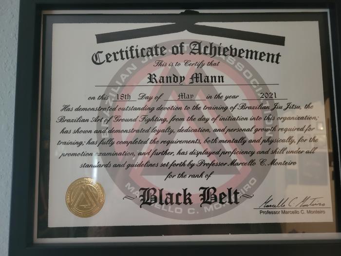 Black belt · May 18, 2021 · Promoted by Marcello C. Monteiro