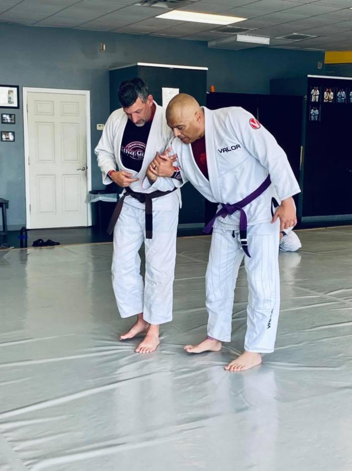 Randy talking about wrist control and wrist locks
